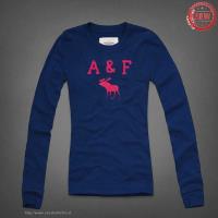 dames abercrombie fitch lang tees af blauw Store Almere Stad bvi7c304